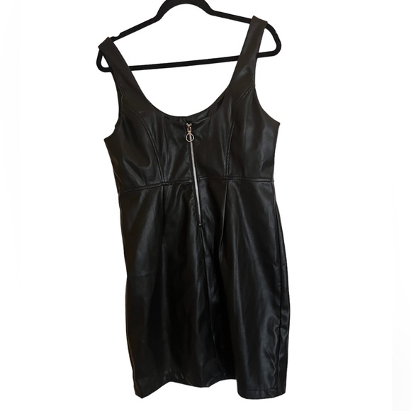 Forever 21 pleather dress - Picture 3 of 4